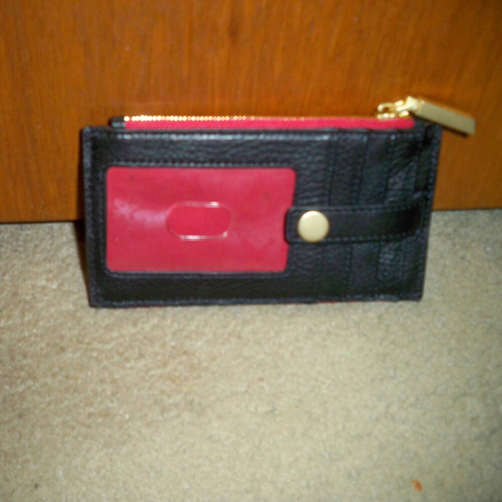Hammitt 210 West Black Leather with Gold Hardware Wallet, NWOT!! $145